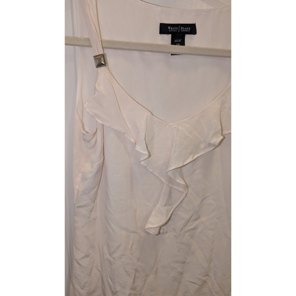 WHBM Silk‎ Ruffle Tank Size XS - Picture 2 of 6